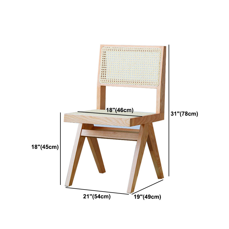 Modern Dining Room Dining Chairs Rubber Wood Dining Side Chairs Clearhalo 'Dining Chairs' 'Dining Tables & Seating' 'dining_chair' 'furn' 'furn_dining_chair' 'Furniture' 'furniture_dining_chair' 'Kitchen & Dining Furniture' 5053676