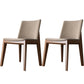 Dining Room Armless Chairs Modern Solid Wood Kitchen Chair for Home Walnut 2 Piece Set Clearhalo 'Dining Chairs' 'Dining Tables & Seating' 'dining_chair' 'furn' 'furn_dining_chair' 'Furniture' 'furniture_dining_chair' 'Kitchen & Dining Furniture' 5053681