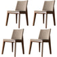 Dining Room Armless Chairs Modern Solid Wood Kitchen Chair for Home Walnut 4 Piece Set Clearhalo 'Dining Chairs' 'Dining Tables & Seating' 'dining_chair' 'furn' 'furn_dining_chair' 'Furniture' 'furniture_dining_chair' 'Kitchen & Dining Furniture' 5053683