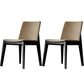 Dining Room Armless Chairs Modern Solid Wood Kitchen Chair for Home 2 Piece Set Clearhalo 'Dining Chairs' 'Dining Tables & Seating' 'dining_chair' 'furn' 'furn_dining_chair' 'Furniture' 'furniture_dining_chair' 'Kitchen & Dining Furniture' 5053688