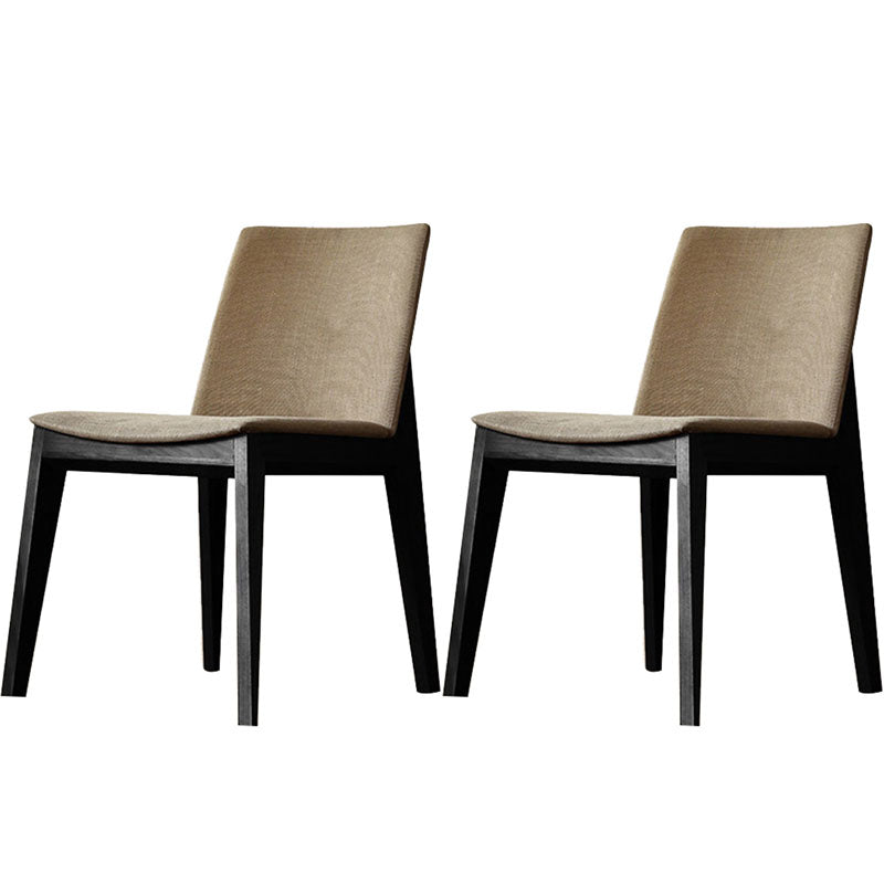 Dining Room Armless Chairs Modern Solid Wood Kitchen Chair for Home 2 Piece Set Clearhalo 'Dining Chairs' 'Dining Tables & Seating' 'dining_chair' 'furn' 'furn_dining_chair' 'Furniture' 'furniture_dining_chair' 'Kitchen & Dining Furniture' 5053688