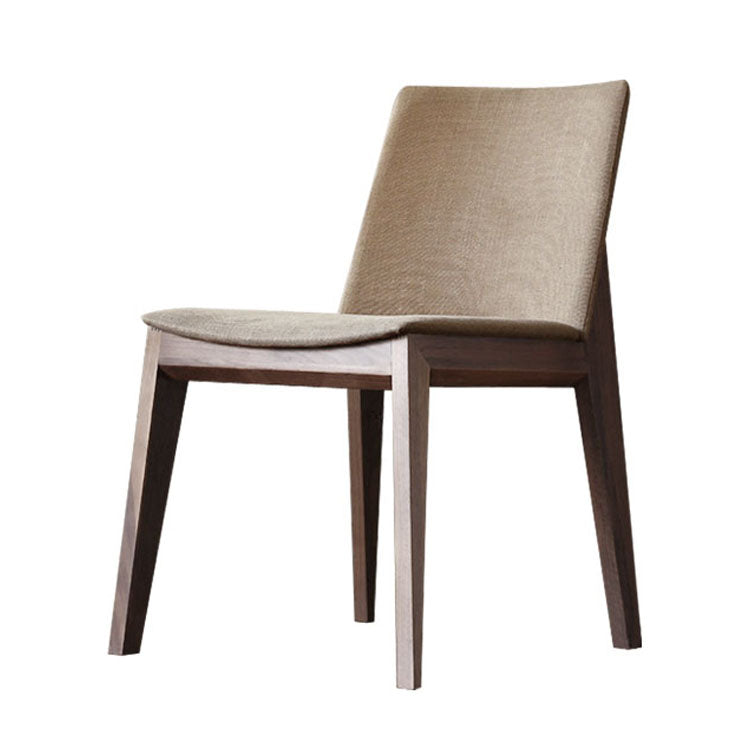 Dining Room Armless Chairs Modern Solid Wood Kitchen Chair for Home Brown 1 Piece Clearhalo 'Dining Chairs' 'Dining Tables & Seating' 'dining_chair' 'furn' 'furn_dining_chair' 'Furniture' 'furniture_dining_chair' 'Kitchen & Dining Furniture' 5053697
