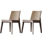 Dining Room Armless Chairs Modern Solid Wood Kitchen Chair for Home Brown 2 Piece Set Clearhalo 'Dining Chairs' 'Dining Tables & Seating' 'dining_chair' 'furn' 'furn_dining_chair' 'Furniture' 'furniture_dining_chair' 'Kitchen & Dining Furniture' 5053698