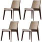Dining Room Armless Chairs Modern Solid Wood Kitchen Chair for Home Brown 4 Piece Set Clearhalo 'Dining Chairs' 'Dining Tables & Seating' 'dining_chair' 'furn' 'furn_dining_chair' 'Furniture' 'furniture_dining_chair' 'Kitchen & Dining Furniture' 5053699