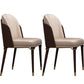 Armless Dining Chairs Glam Faux Leather Side Chairs for Dining Room Coffee 2 Piece Set Clearhalo 'Dining Chairs' 'Dining Tables & Seating' 'dining_chair' 'furn' 'furn_dining_chair' 'Furniture' 'furniture_dining_chair' 'Kitchen & Dining Furniture' 5053705