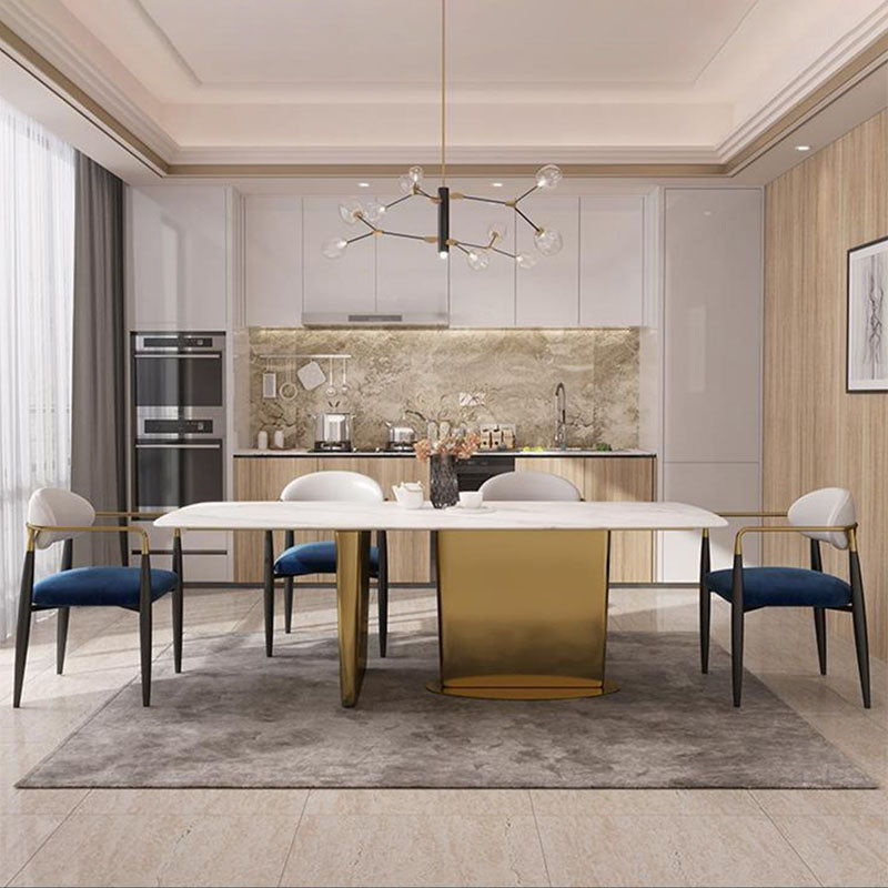 Contemporary Open Back Chair Upholstered Dining Side Chair for Indoor Clearhalo 'Dining Chairs' 'Dining Tables & Seating' 'dining_chair' 'furn' 'furn_dining_chair' 'Furniture' 'furniture_dining_chair' 'Kitchen & Dining Furniture' 5053723