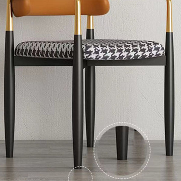 Contemporary Open Back Chair Upholstered Dining Side Chair for Indoor Clearhalo 'Dining Chairs' 'Dining Tables & Seating' 'dining_chair' 'furn' 'furn_dining_chair' 'Furniture' 'furniture_dining_chair' 'Kitchen & Dining Furniture' 5053733