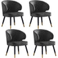 Entryway Dining Room Dining Chairs Arm Nordic Kitchen Chairs Grey 4 Piece Set Clearhalo 'Dining Chairs' 'Dining Tables & Seating' 'dining_chair' 'furn' 'furn_dining_chair' 'Furniture' 'furniture_dining_chair' 'Kitchen & Dining Furniture' 5053738