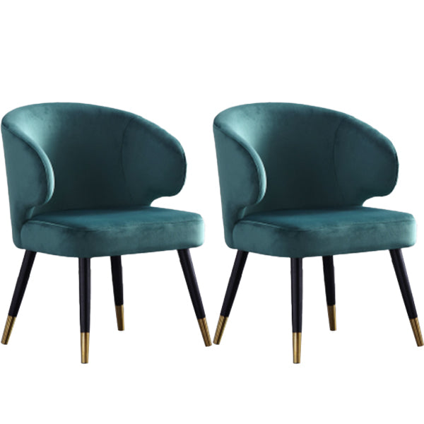 Entryway Dining Room Dining Chairs Arm Nordic Kitchen Chairs Green 2 Piece Set Clearhalo 'Dining Chairs' 'Dining Tables & Seating' 'dining_chair' 'furn' 'furn_dining_chair' 'Furniture' 'furniture_dining_chair' 'Kitchen & Dining Furniture' 5053740