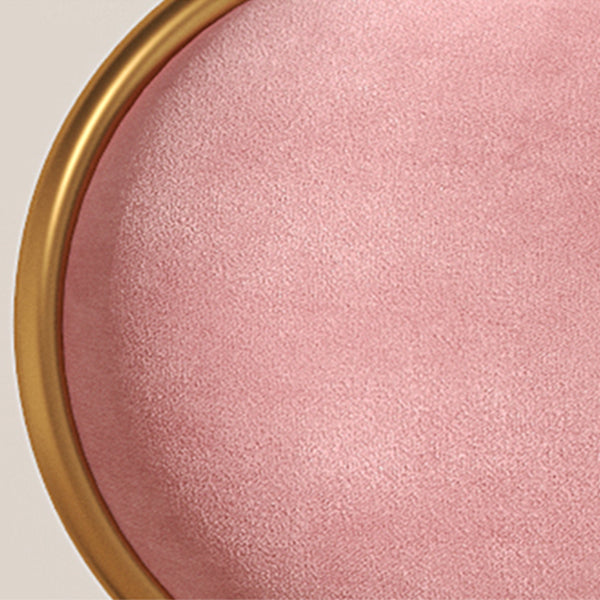 Glam Style Open Back Chair Upholstered Stackable Dining Side Chair Clearhalo 'Dining Chairs' 'Dining Tables & Seating' 'dining_chair' 'furn' 'furn_dining_chair' 'Furniture' 'furniture_dining_chair' 'Kitchen & Dining Furniture' 5053766