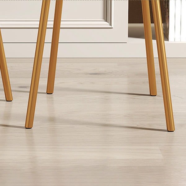 Glam Style Open Back Chair Upholstered Stackable Dining Side Chair Clearhalo 'Dining Chairs' 'Dining Tables & Seating' 'dining_chair' 'furn' 'furn_dining_chair' 'Furniture' 'furniture_dining_chair' 'Kitchen & Dining Furniture' 5053769