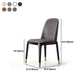 Glam Style Side Dining Chairs Faux Leather Dining Chairs for Dining Room Clearhalo 'Dining Chairs' 'Dining Tables & Seating' 'dining_chair' 'furn' 'furn_dining_chair' 'Furniture' 'furniture_dining_chair' 'Kitchen & Dining Furniture' 5053810