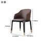 Glam Style Side Dining Chairs Faux Leather Dining Chairs for Dining Room Clearhalo 'Dining Chairs' 'Dining Tables & Seating' 'dining_chair' 'furn' 'furn_dining_chair' 'Furniture' 'furniture_dining_chair' 'Kitchen & Dining Furniture' 5053811