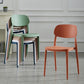 Plastic Scandinavian Armless Chair Indoor-Outdoor Open Back Chair Clearhalo 'Dining Chairs' 'Dining Tables & Seating' 'dining_chair' 'furn' 'furn_dining_chair' 'Furniture' 'furniture_dining_chair' 'Kitchen & Dining Furniture' 5053836