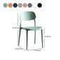 Plastic Scandinavian Armless Chair Indoor-Outdoor Open Back Chair Clearhalo 'Dining Chairs' 'Dining Tables & Seating' 'dining_chair' 'furn' 'furn_dining_chair' 'Furniture' 'furniture_dining_chair' 'Kitchen & Dining Furniture' 5053878