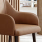 PU Leather Arm Chair Glam Style Dining Dining Arm Chair for Dining Room Clearhalo 'Dining Chairs' 'Dining Tables & Seating' 'dining_chair' 'furn' 'furn_dining_chair' 'Furniture' 'furniture_dining_chair' 'Kitchen & Dining Furniture' 5054017
