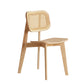 Contemporary Open Back Chair Solid Wood Dining Side Chair for Indoor Wood 1 Piece Clearhalo 'Dining Chairs' 'Dining Tables & Seating' 'dining_chair' 'furn' 'furn_dining_chair' 'Furniture' 'furniture_dining_chair' 'Kitchen & Dining Furniture' 5054127
