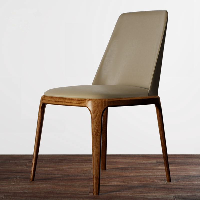 Modern Dining Room Side Chairs Faux Leather Dining Chairs for Kitchen Clearhalo 'Dining Chairs' 'Dining Tables & Seating' 'dining_chair' 'furn' 'furn_dining_chair' 'Furniture' 'furniture_dining_chair' 'Kitchen & Dining Furniture' 5054163