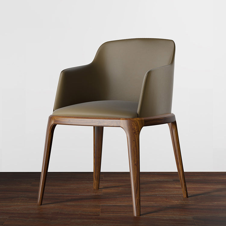 Modern Dining Room Side Chairs Faux Leather Dining Chairs for Kitchen Clearhalo 'Dining Chairs' 'Dining Tables & Seating' 'dining_chair' 'furn' 'furn_dining_chair' 'Furniture' 'furniture_dining_chair' 'Kitchen & Dining Furniture' 5054166