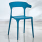Plastic Scandinavian Arm Chair Kitchen Dining Room Open Back Chair Clearhalo 'Dining Chairs' 'Dining Tables & Seating' 'dining_chair' 'furn' 'furn_dining_chair' 'Furniture' 'furniture_dining_chair' 'Kitchen & Dining Furniture' 5054194