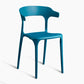 Plastic Scandinavian Arm Chair Kitchen Dining Room Open Back Chair Clearhalo 'Dining Chairs' 'Dining Tables & Seating' 'dining_chair' 'furn' 'furn_dining_chair' 'Furniture' 'furniture_dining_chair' 'Kitchen & Dining Furniture' 5054198