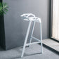Modern Armless Backrest Counter Stool Iron Cafe Bar Stool with Seat Clearhalo 'Bar Furniture' 'Bar Stools' 'bar_stools' 'furn' 'furn_bar_stools' 'Furniture' 'furniture_bar_stools' 'Kitchen & Dining Furniture' 5054886