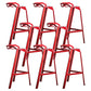 Modern Armless Backrest Counter Stool Iron Cafe Bar Stool with Seat Red 8 Piece Set Clearhalo 'Bar Furniture' 'Bar Stools' 'bar_stools' 'furn' 'furn_bar_stools' 'Furniture' 'furniture_bar_stools' 'Kitchen & Dining Furniture' 5054892