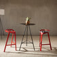 Modern Armless Backrest Counter Stool Iron Cafe Bar Stool with Seat Clearhalo 'Bar Furniture' 'Bar Stools' 'bar_stools' 'furn' 'furn_bar_stools' 'Furniture' 'furniture_bar_stools' 'Kitchen & Dining Furniture' 5054893