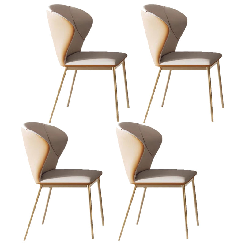 Luxury Sintered Stone Dining Set Rectangle 1/4/5/7 Pieces Dining Room Table Set 4 White Chairs Clearhalo 'Dining Room Sets' 'Dining Tables & Seating' 'dining_room_set' 'furn' 'furn_dining_room_set' 'Furniture' 'furniture_dining_room_set' 'Kitchen & Dining Furniture' 5055603