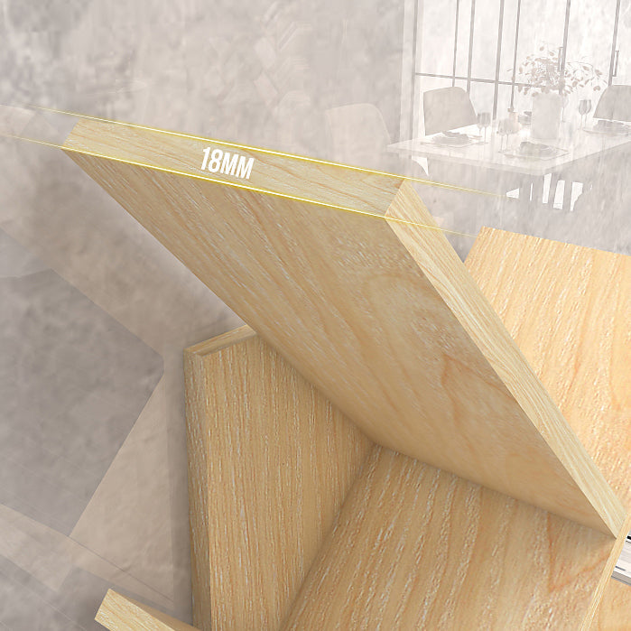 Contemporary Style Geometric Bookcase Vertical Closed Back Book Shelf Clearhalo 'Bookcases' 'furn' 'furn_bookcases' 'Furniture' 'furniture_bookcases' 'Office Furniture' 5055734