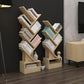 Contemporary Style Geometric Bookcase Vertical Closed Back Book Shelf Clearhalo 'Bookcases' 'furn' 'furn_bookcases' 'Furniture' 'furniture_bookcases' 'Office Furniture' 5055741