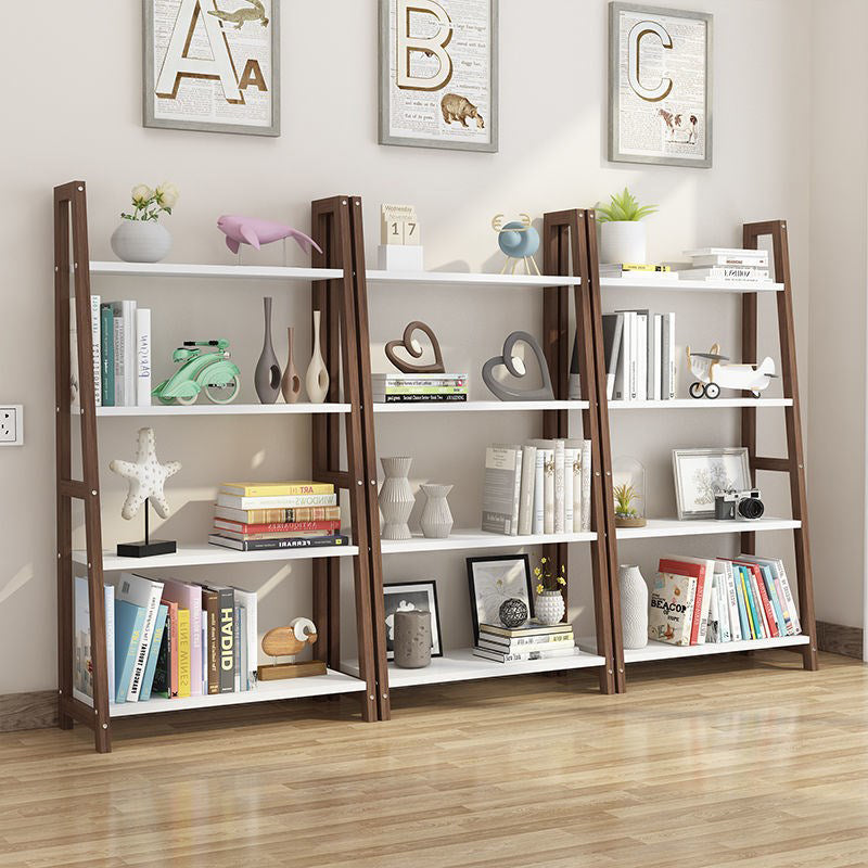 Open Back Bookshelf Contemporary Style Bookcase for Study Room Office Clearhalo 'Bookcases' 'furn' 'furn_bookcases' 'Furniture' 'furniture_bookcases' 'Office Furniture' 5055765