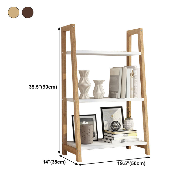 Open Back Bookshelf Contemporary Style Bookcase for Study Room Office Clearhalo 'Bookcases' 'furn' 'furn_bookcases' 'Furniture' 'furniture_bookcases' 'Office Furniture' 5055772