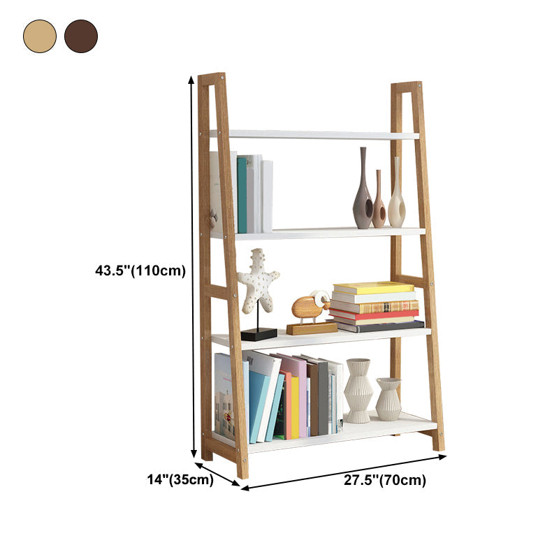 Open Back Bookshelf Contemporary Style Bookcase for Study Room Office Clearhalo 'Bookcases' 'furn' 'furn_bookcases' 'Furniture' 'furniture_bookcases' 'Office Furniture' 5055775