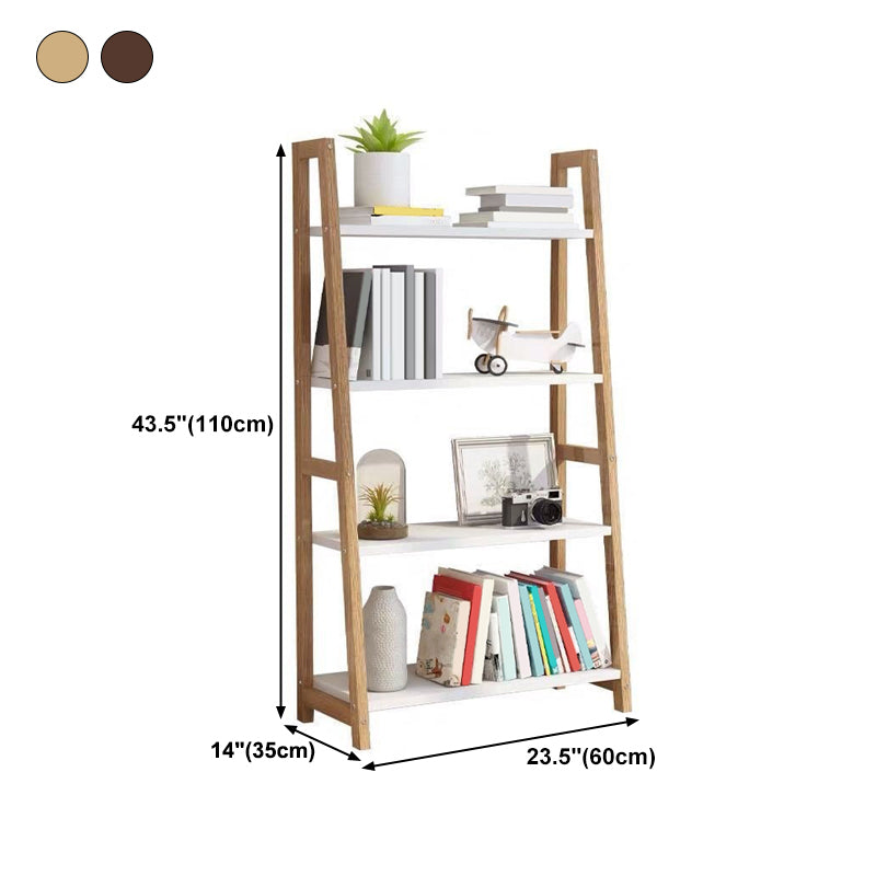 Open Back Bookshelf Contemporary Style Bookcase for Study Room Office Clearhalo 'Bookcases' 'furn' 'furn_bookcases' 'Furniture' 'furniture_bookcases' 'Office Furniture' 5055777