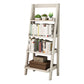 Rubber Wood Ladder Bookshelf Contemporary Open Bookcase for Home Office White Bookcases Clearhalo 'Bookcases' 'furn' 'furn_bookcases' 'Furniture' 'furniture_bookcases' 'Office Furniture' 5055780