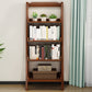 Rubber Wood Ladder Bookshelf Contemporary Open Bookcase for Home Office Clearhalo 'Bookcases' 'furn' 'furn_bookcases' 'Furniture' 'furniture_bookcases' 'Office Furniture' 5055785