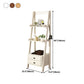 Rubber Wood Ladder Bookshelf Contemporary Open Bookcase for Home Office Clearhalo 'Bookcases' 'furn' 'furn_bookcases' 'Furniture' 'furniture_bookcases' 'Office Furniture' 5055797