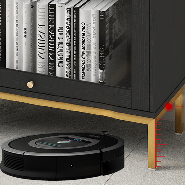 Glam Bookshelf Standard Wooden Shelf Bookcase with Cabinets for Office Clearhalo 'Bookcases' 'furn' 'furn_bookcases' 'Furniture' 'furniture_bookcases' 'Office Furniture' 5055810