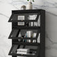 Glam Bookshelf Standard Wooden Shelf Bookcase with Cabinets for Office Clearhalo 'Bookcases' 'furn' 'furn_bookcases' 'Furniture' 'furniture_bookcases' 'Office Furniture' 5055812