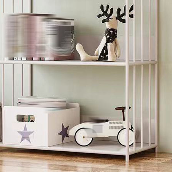 Metal Open Back Standard Bookcase Scandinavian Style Book Shelf Clearhalo 'Bookcases' 'furn' 'furn_bookcases' 'Furniture' 'furniture_bookcases' 'Office Furniture' 5055839