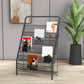 Scandinavian Ladder Bookcase Metal Closed Back Bookshelf for Home Office Clearhalo 'Bookcases' 'furn' 'furn_bookcases' 'Furniture' 'furniture_bookcases' 'Office Furniture' 5055868