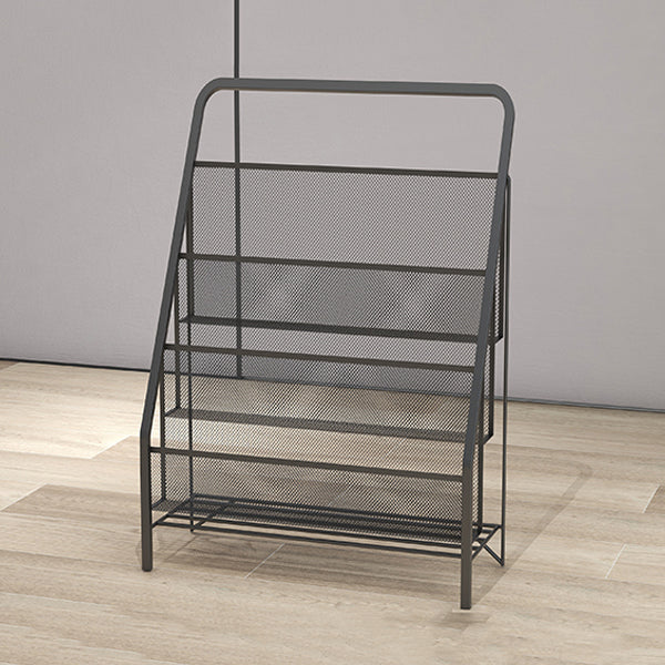 Scandinavian Ladder Bookcase Metal Closed Back Bookshelf for Home Office Clearhalo 'Bookcases' 'furn' 'furn_bookcases' 'Furniture' 'furniture_bookcases' 'Office Furniture' 5055878