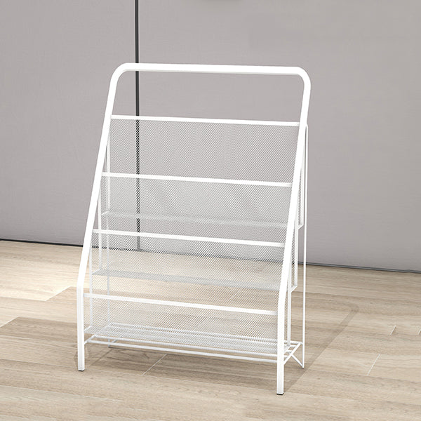 Scandinavian Ladder Bookcase Metal Closed Back Bookshelf for Home Office Clearhalo 'Bookcases' 'furn' 'furn_bookcases' 'Furniture' 'furniture_bookcases' 'Office Furniture' 5055879