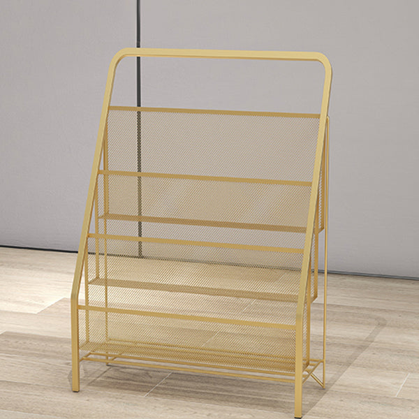 Scandinavian Ladder Bookcase Metal Closed Back Bookshelf for Home Office Clearhalo 'Bookcases' 'furn' 'furn_bookcases' 'Furniture' 'furniture_bookcases' 'Office Furniture' 5055880