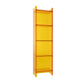 Glam Style Acrylic Standard Bookcase Vertical Closed Back Bookshelf 15.7"L x 9.8"W x 59.8"H Orange Clearhalo 'Bookcases' 'furn' 'furn_bookcases' 'Furniture' 'furniture_bookcases' 'Office Furniture' 5055887