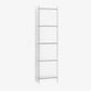 Glam Style Acrylic Standard Bookcase Vertical Closed Back Bookshelf 15.7"L x 9.8"W x 59.8"H Clear Clearhalo 'Bookcases' 'furn' 'furn_bookcases' 'Furniture' 'furniture_bookcases' 'Office Furniture' 5055895
