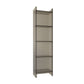 Glam Style Acrylic Standard Bookcase Vertical Closed Back Bookshelf 15.7"L x 9.8"W x 59.8"H Grey Clearhalo 'Bookcases' 'furn' 'furn_bookcases' 'Furniture' 'furniture_bookcases' 'Office Furniture' 5055899