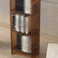 Glam Style Acrylic Standard Bookcase Vertical Closed Back Bookshelf Clearhalo 'Bookcases' 'furn' 'furn_bookcases' 'Furniture' 'furniture_bookcases' 'Office Furniture' 5055901