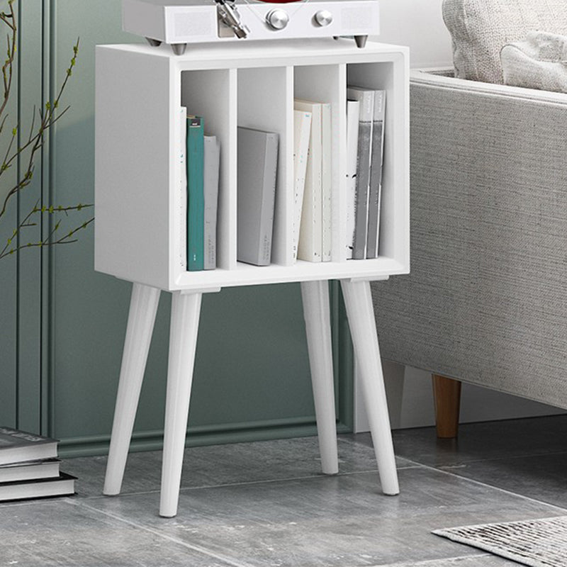 Scandinavian Standard Bookcase Shelves Closed Back Bookshelf for Home 17.7"L x 11"W x 29.9"H White Clearhalo 'Bookcases' 'furn' 'furn_bookcases' 'Furniture' 'furniture_bookcases' 'Office Furniture' 5055911